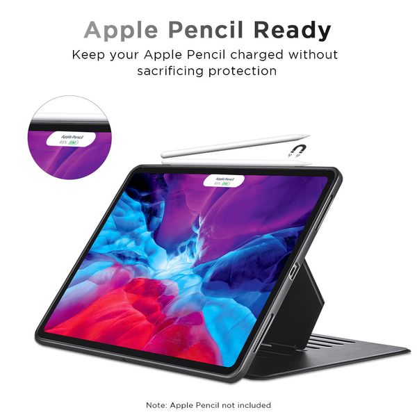 Чехол ESR для iPad Pro 12.9 (2020) Sentry Stand, Black (3C02192540101) 108994 фото
