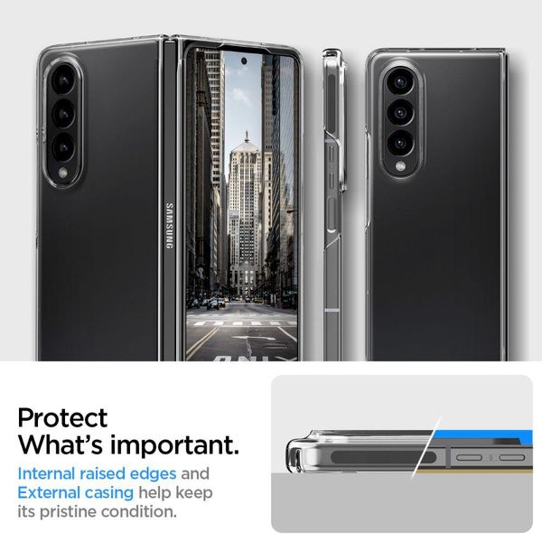 Чехол Spigen для Samsung Galaxy Z Fold 4 - AirSkin, Crystal Cleare (ACS05104) ACS05104 фото