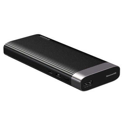 Power Bank Baseus Parallel Line Portable Version 10000 mAh, Black (PPALL-PX01) PPALL-PX01 фото