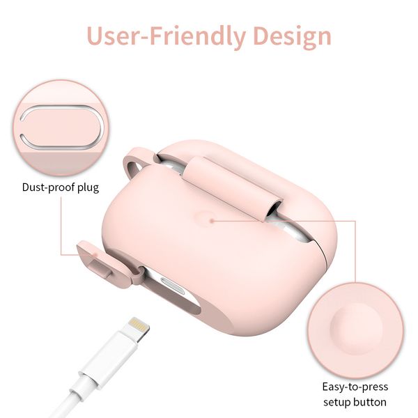 Чехол ESR для Apple AirPods Pro Bounce Series, Pink (3C15190350101) 105115 фото