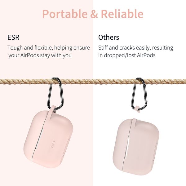 Чехол ESR для Apple AirPods Pro Bounce Series, Pink (3C15190350101) 105115 фото