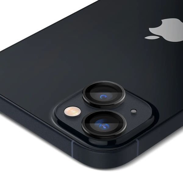 Захисне скло Spigen для камери iPhone 14/14 Plus - Optik Pro (2шт), Black (AGL05213) AGL05213 фото