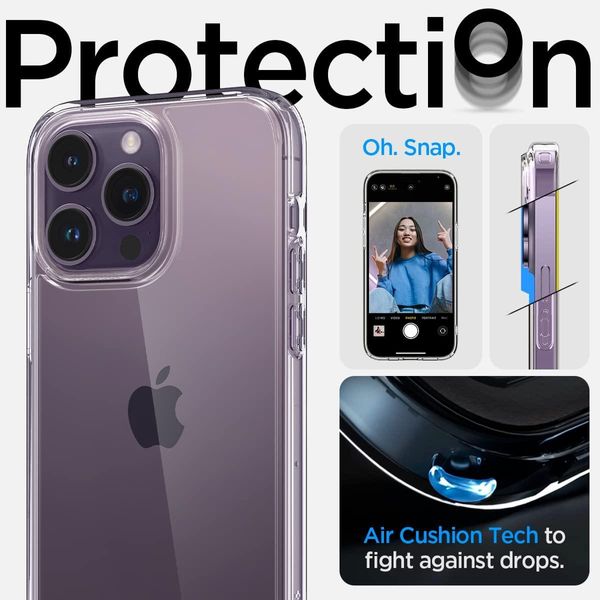 Чохол Spigen для iPhone 14 Pro Max - Ultra Hybrid (Пошкоджена упаковка), Crystal Clear (ACS04816) ACS04816 фото