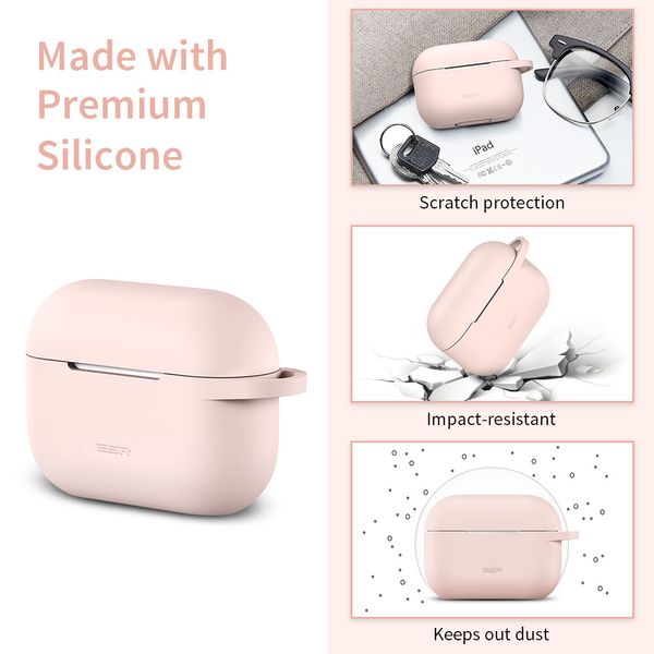 Чехол ESR для Apple AirPods Pro Bounce Series, Pink (3C15190350101) 105115 фото