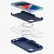 Чохол Spigen для iPhone 14 - Silicone Fit MAG, Navy Blue (ACS05068) ACS05068 фото 2