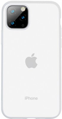 Чехол Baseus для iPhone 11 Pro Jelly Liquid Silica Gel, Transparent White (WIAPIPH58S-GD02) 211643 фото