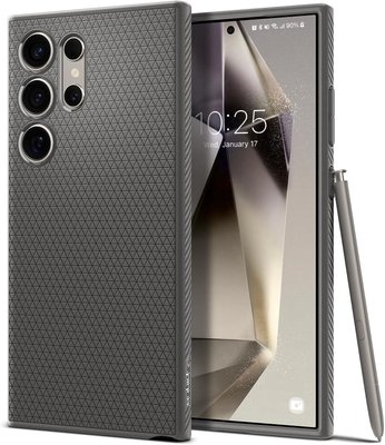 Чехол Spigen для Samsung Galaxy S24 Ultra - Liquid Air, Granite Gray (ACS07448) ACS07448 фото