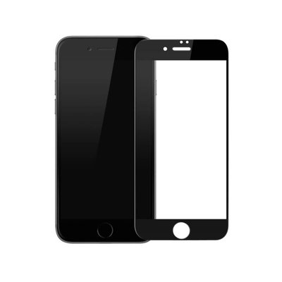 Защитное стекло Baseus для iPhone 7/8 Plus Silk-screen Pet Soft 0.23mm, Black (SGAPIPH8P-PE01) 265677 фото