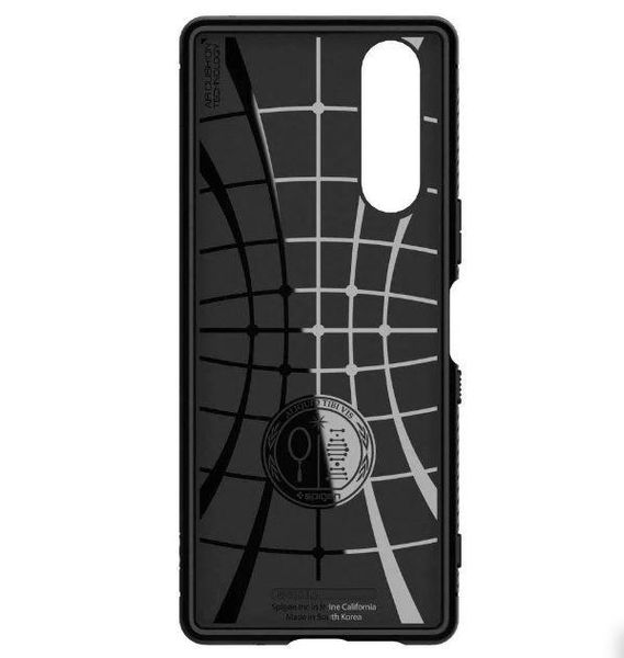 Чохол Spigen для Sony Xperia 5 Case Rugged Armor, Black (ACS00369) ACS00369 фото