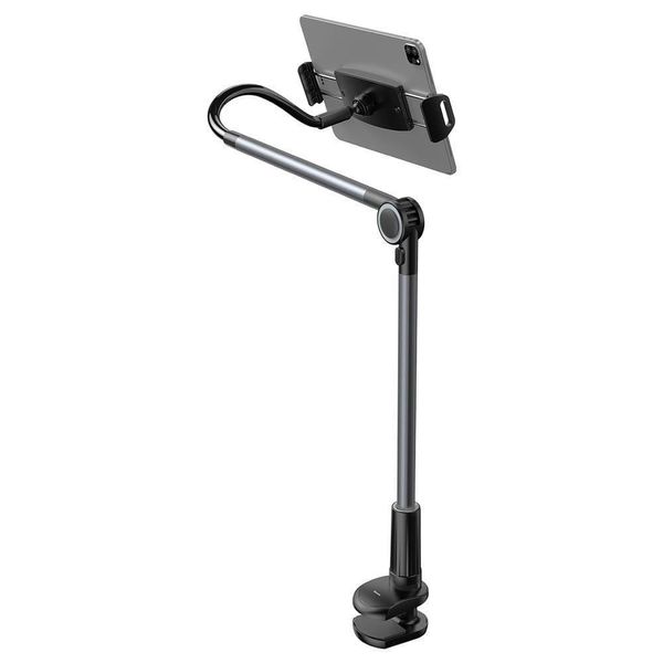 Тримач для смартфона та планшета Baseus Otaku life rotary adjustment lazy holder, Dark gray (SULR-B0G) 224223 фото