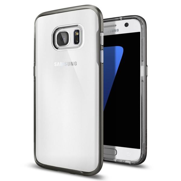 Чехол Spigen для Samsung Galaxy S7 Neo Hybrid Crystal, Gunmetal (555CS20022) 555CS20022 фото