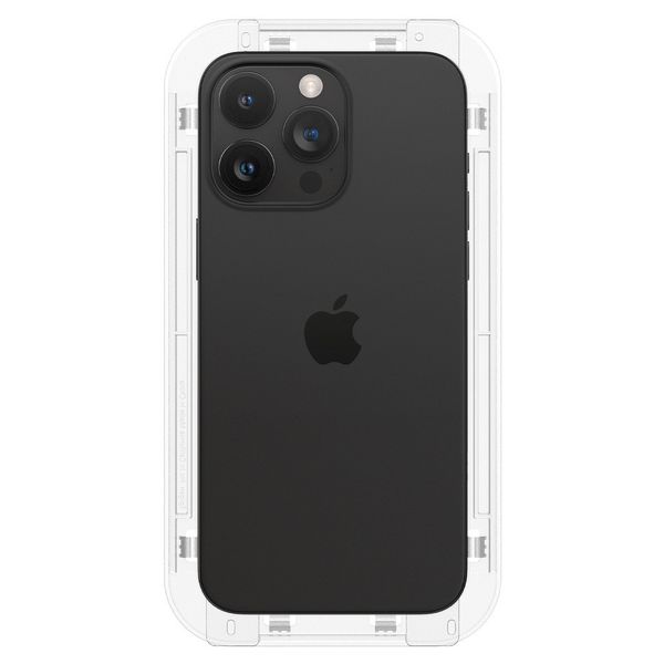 Захисне скло Spigen для iPhone 15 Pro - EZ FIT GLAS.tR (2 шт), Black (AGL06893) AGL06893 фото