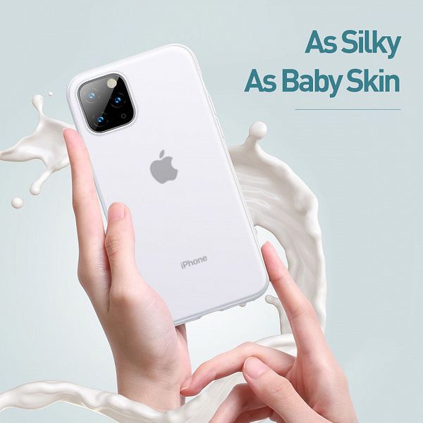 Чохол Baseus для iPhone 11 Pro Jelly Liquid Silica Gel, Transparent White (WIAPIPH58S-GD02) 211643 фото