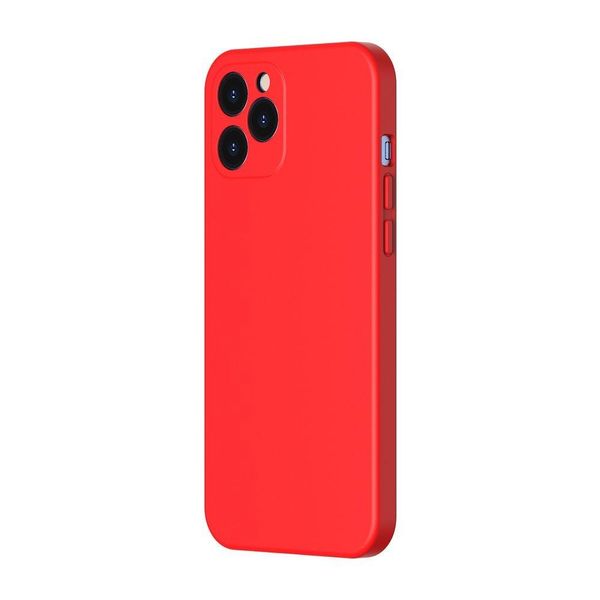 Чохол Baseus для iPhone 12 Pro Max Liquid Silica Gel, Bright red (WIAPIPH67N-YT09) 228627 фото