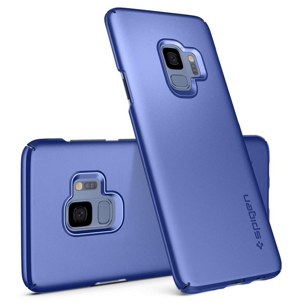 Чохол Spigen для Samsung S9 Thin Fit, Coral Blue 592CS22822 фото