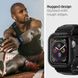 Чохол і ремінець Spigen для Apple Watch Series SE/6/5/4 (40mm) Rugged Armor Pro 2 in 1, Black (ACS00546) ACS00546 фото 4