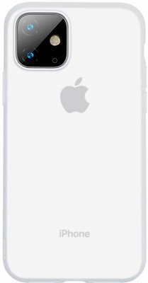 Чехол Baseus для iPhone 11 Jelly Liquid Silica Gel, Transparent White (WIAPIPH61S-GD02) 211674 фото