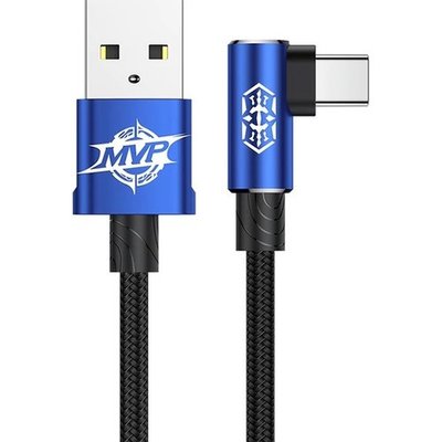 Кабель USB Baseus Type-C MVP Elbow 2м, Blue (CATMVP-B03) 268142 фото