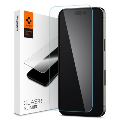 Захисне скло Spigen для iPhone 14 Pro (1шт) GLAS.tR Slim HD, Clear (AGL05222) AGL05222 фото