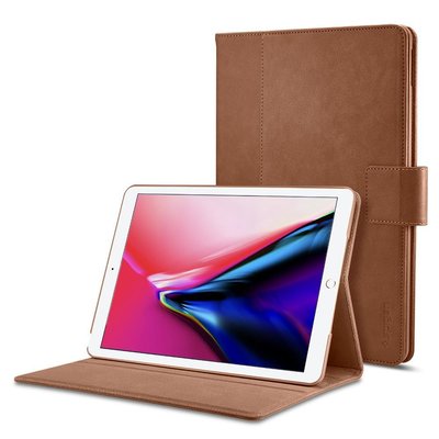 Чехол Spigen для iPad 9.7" (2017/2018) Stand Folio, Brown (053CS22391) 053CS22391 фото