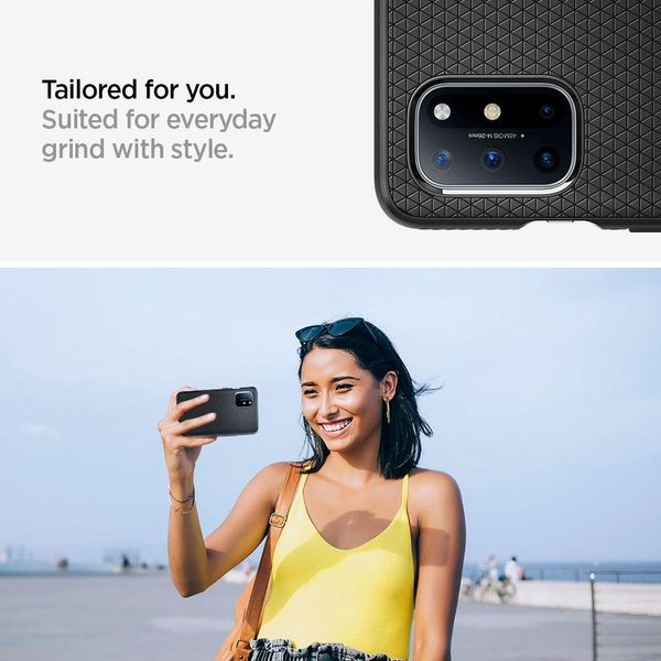Чохол Spigen для OnePlus 8T — Liquid Air, Matte Black (ACS02060) ACS02060 фото