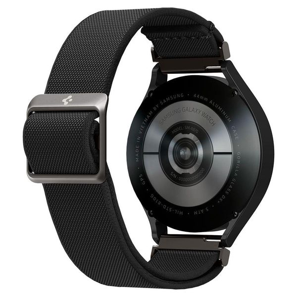 Ремінець Spigen для Samsung Galaxy Watch 4/5/5 PRO (40/42/44/45/46 MM) - Fit lite, Black (AMP04040) AMP04040 фото