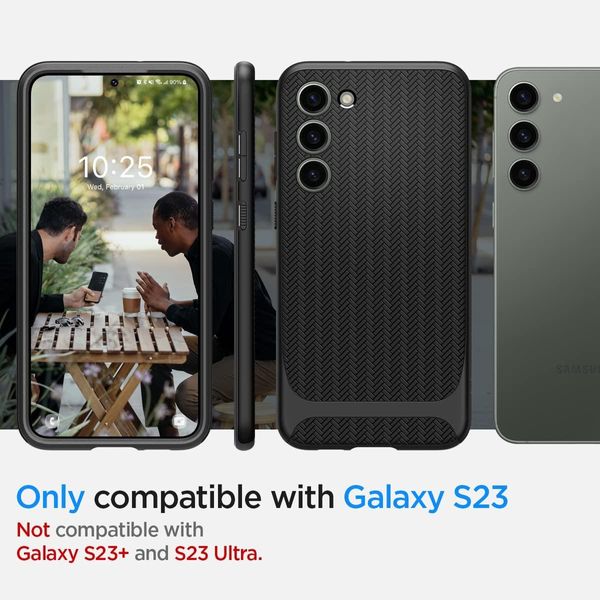 Чохол Spigen для Samsung Galaxy S23 - Neo Hybrid, Black (ACS05721) ACS05721 фото