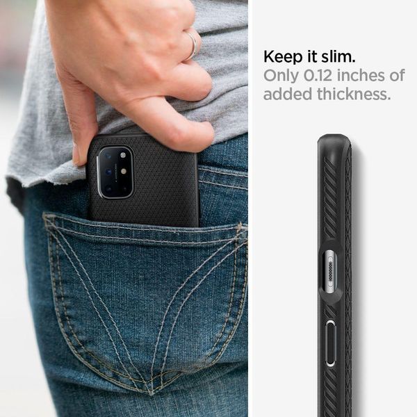 Чохол Spigen для OnePlus 8T — Liquid Air, Matte Black (ACS02060) ACS02060 фото