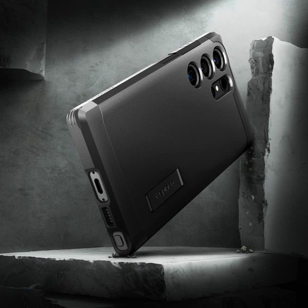 Чохол Spigen для Samsung Galaxy S23 Ultra - Tough Armor, Black (ACS05623) ACS05623 фото