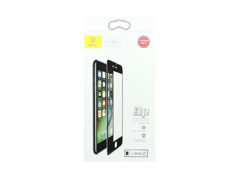 Захисне скло Baseus Full-Glass 0.3 mm iPhone 7/8 Plus, White (SGAPIPH8P-KA02) SGAPIPH8P-KA02 фото