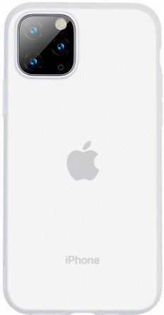 Чехол Baseus для iPhone 11 Pro Max Jelly Liquid Silica Gel, Transparent White (WIAPIPH65S-GD02) WIAPIPH65S-GD02 фото