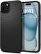 Чохол Spigen для iPhone 15 - Liquid Air, Matte Black (ACS06790) ACS06790 фото 1