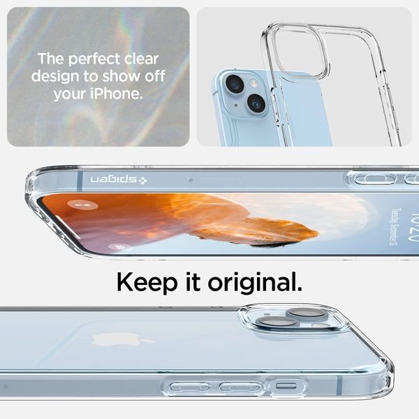 Чохол Spigen для iPhone 14 Plus - Ultra Hybrid, Crystal Clear (ACS04894) ACS04894 фото