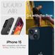 Чохол Spigen для iPhone 15 - Liquid Air, Matte Black (ACS06790) ACS06790 фото 5