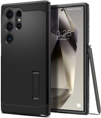 Чехол Spigen для Samsung Galaxy S24 Ultra - Tough Armor, Black (ACS07300) ACS07300 фото