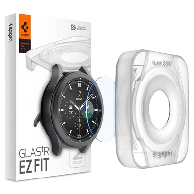 Защитное стекло Spigen для Galaxy Watch 4 Classic (46mm) EZ FiT GLAS.tR (2шт), (AGL03430) AGL03430 фото