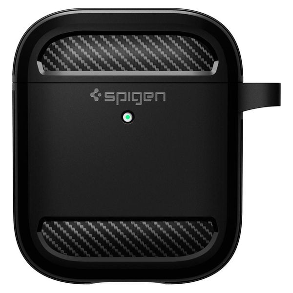 Чехол Spigen для Apple AirPods 1/2 - Rugged Armor, Matte Black (ASD01117) ASD01117 фото