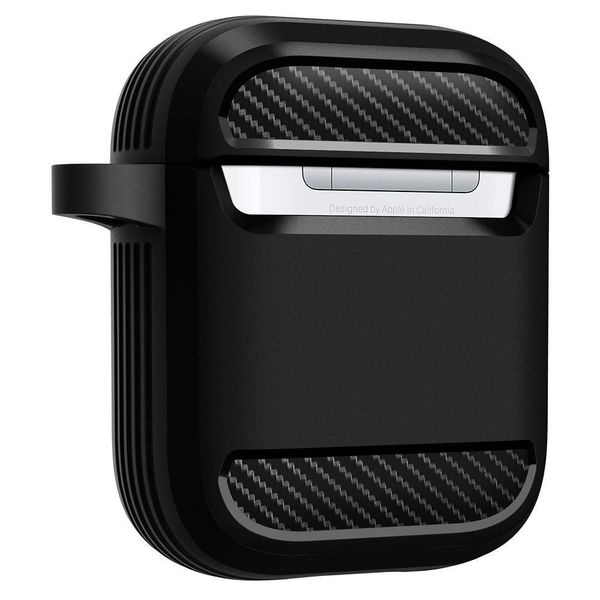 Чехол Spigen для Apple AirPods 1/2 - Rugged Armor, Matte Black (ASD01117) ASD01117 фото