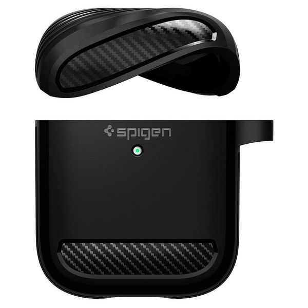 Чехол Spigen для Apple AirPods 1/2 - Rugged Armor, Matte Black (ASD01117) ASD01117 фото