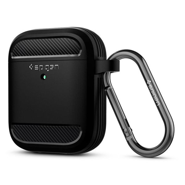 Чехол Spigen для Apple AirPods 1/2 - Rugged Armor, Matte Black (ASD01117) ASD01117 фото