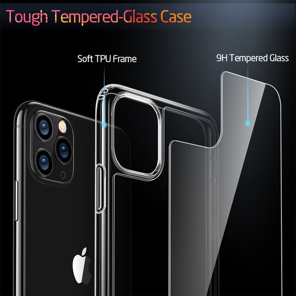 Чехол ESR для iPhone 11 Pro Max Mimic Tempered Glass, Clear (3C01192420401) 92248 фото