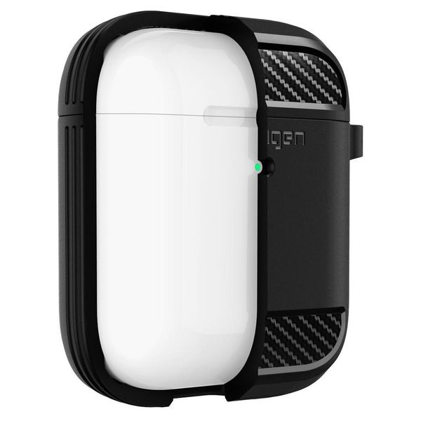 Чехол Spigen для Apple AirPods 1/2 - Rugged Armor, Matte Black (ASD01117) ASD01117 фото