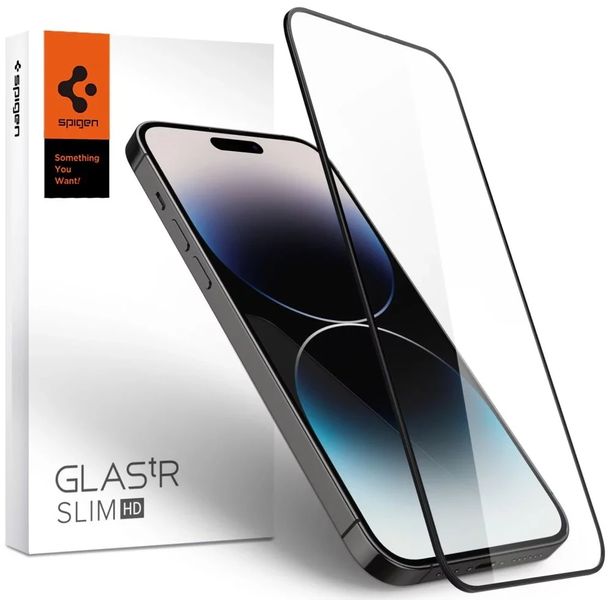 Захисне скло Spigen для iPhone 14 Pro Max - Glas.tR AlignMaster (1шт) Black (AGL05209) AGL05209 фото