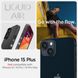 Чохол Spigen для iPhone 15 Plus - Liquid Air, Matte Black (ACS06650) ACS06650 фото 9