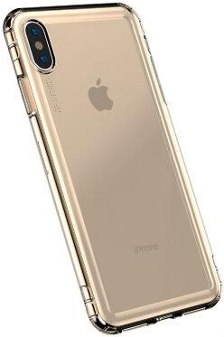 Чехол Baseus для iPhone Xs Max Airbag Case, Transparent Gold (ARAPIPH65-SF0V) 281127 фото