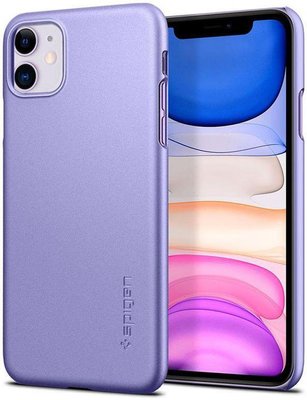 Чохол Spigen для iPhone 11 Thin Fit, Light Purple (ACS00404) ACS00404 фото