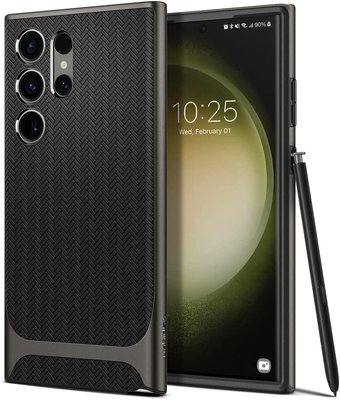 Чохол Spigen для Samsung Galaxy S23 Ultra - Neo Hybrid, Gunmetal (ACS05627) ACS05627 фото