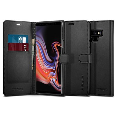 Книжка-Чехол Spigen для Galaxy Note 9 Wallet S, Black (599CS24579) 599CS24579 фото