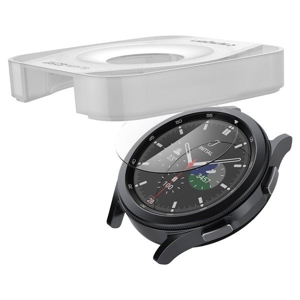 Захисне скло Spigen для Galaxy Watch 4 Classic (42 mm) EZ FiT GLAS.tR (2шт), (AGL03747) AGL03747 фото