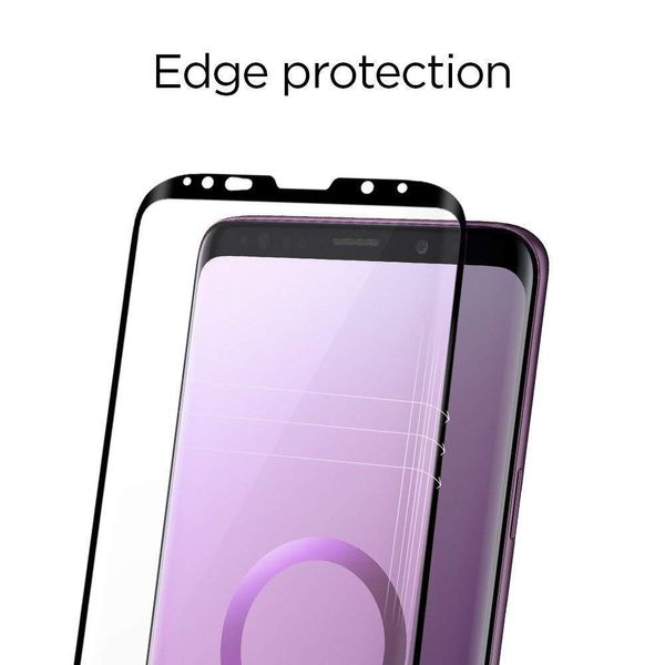 Захисне скло Spigen для Samsung Galaxy S9 Plus Full Cover, Black (593GL22907) 593GL22907 фото